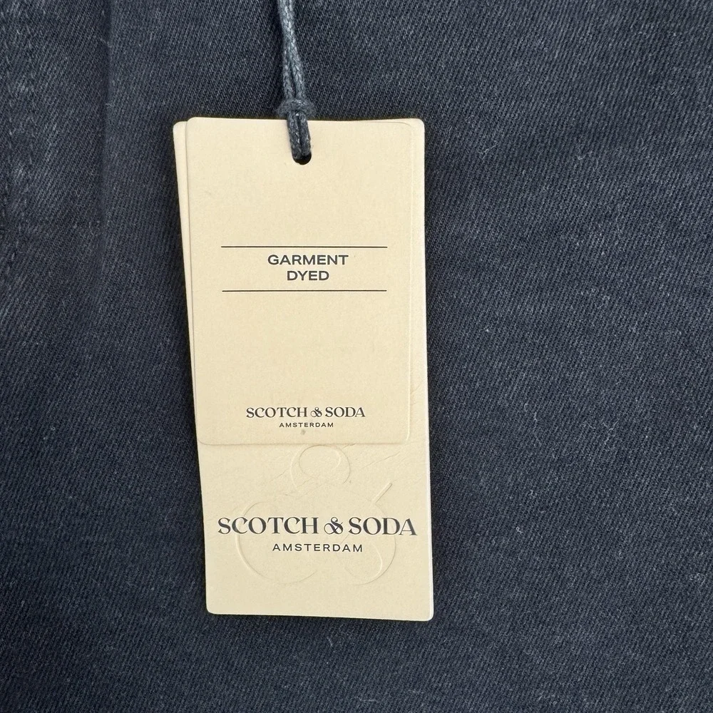 Scotch & Soda Wide Leg Jeans Black Belted Garment Dyed Womens 31 - Picture 9 of 13